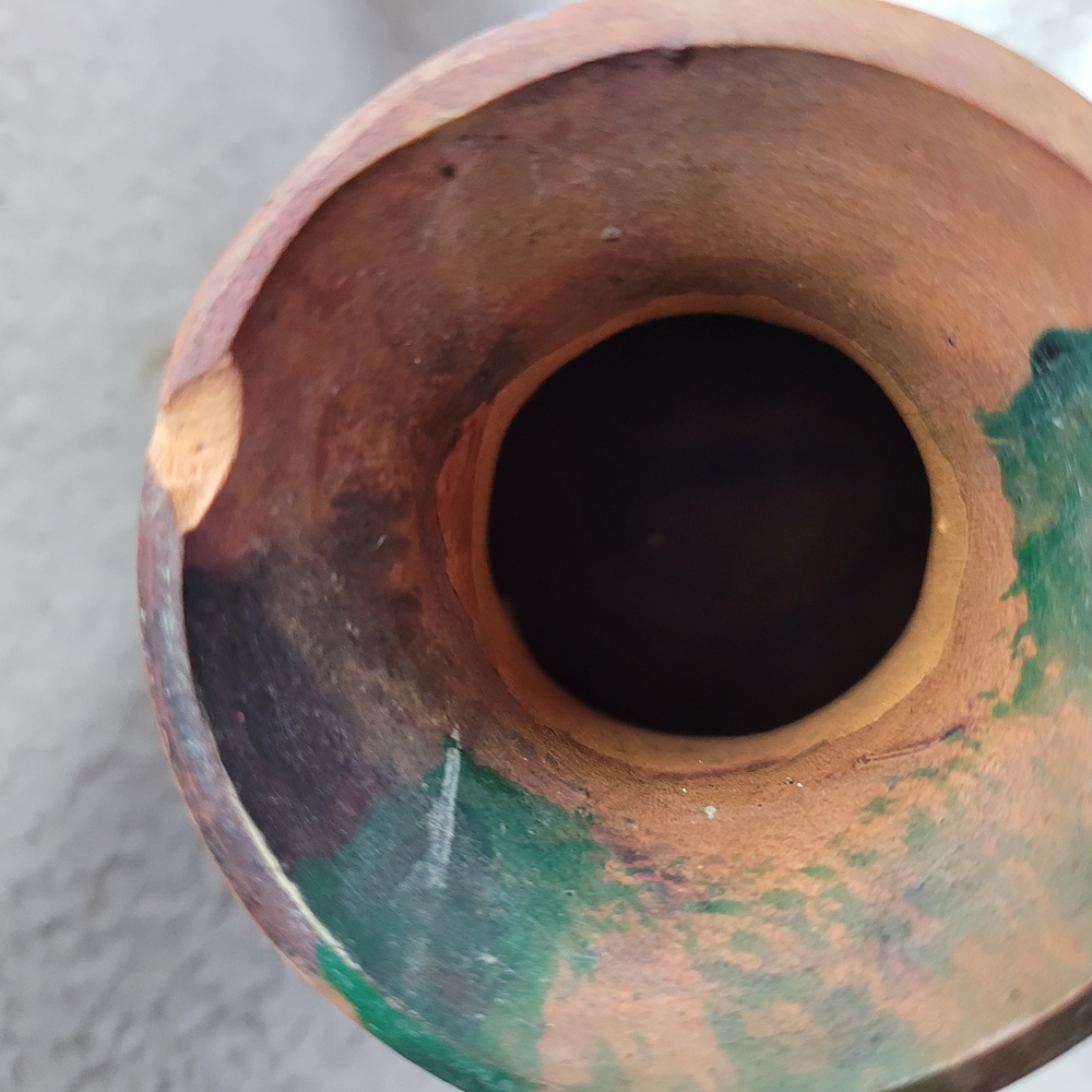 Rustic Multicolor Decorative Vase - Picture 4 of 7